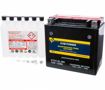 Fire Power AGM Battery CTX14L-BS (YTX14L-BS)