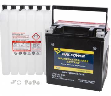 Fire Power AGM Battery CTX30L-BSA (YIX30LBS)