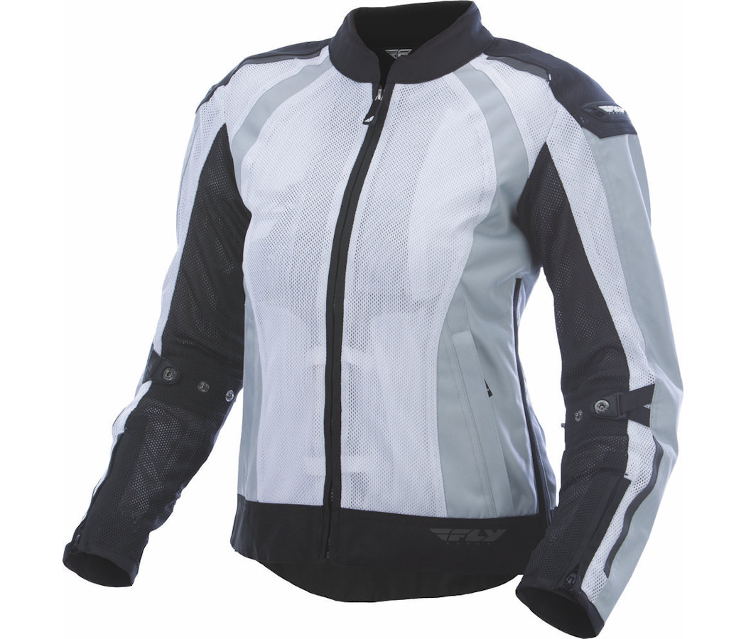 Fly Racing Women's Coolpro Jacket White Black SM