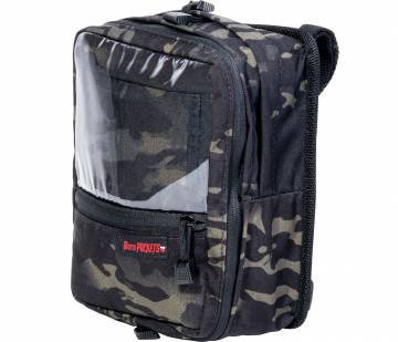 Moto Pockets Utility Bar Bag Black Camo