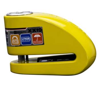 Lockitt Security Products: Xena XZZ6-L Yellow Alarmed Disc Lock