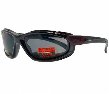 Curv-Z Foam Insulated Sunglasses - Burgundy Brush Frame