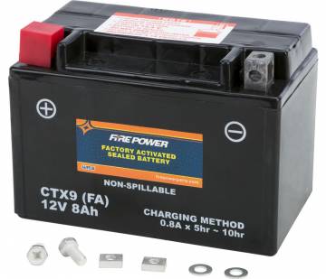 Fire Power AGM Battery CTX9 (YTX9-BS)