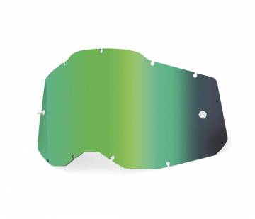 100% RC2/AC2/ST2 Replacement Sheet Mirror Green Lens