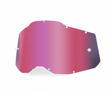 100% RC2/AC2/ST2 Replacement Sheet Mirror Pink Lens