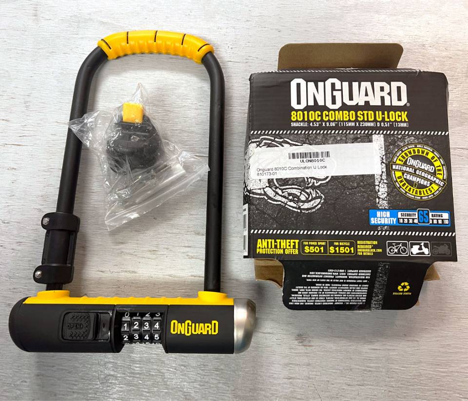 U Lock Onguard Bike Locks OnGuard Bulldog Combo U-Lock: X