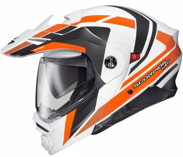 Scorpion EXO-AT960 Modular Helmet Hicks White/Orange