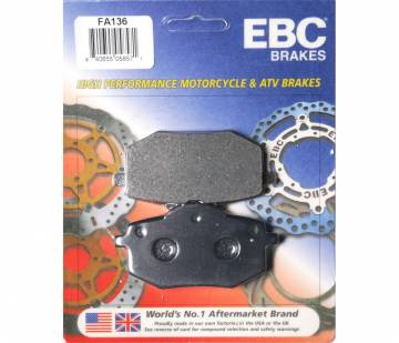 Brake Pads EBC FA136 Aramid Fiber Organic