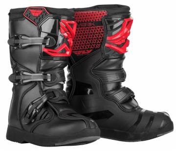 Fly Racing Maverik Youth Boots Red/Black