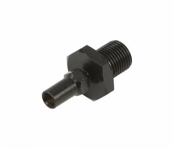 Goodridge Sniper 2 Straight Male Adapter Black 7/16-24