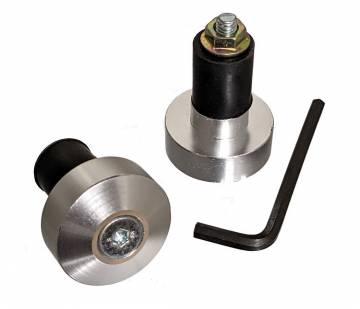 Oxford Bar End Set Chrome - OPEN BOX