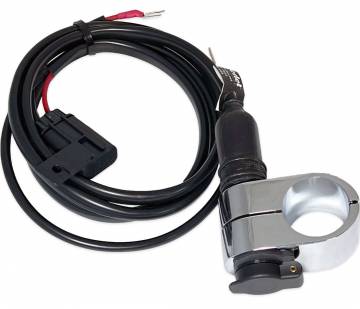 Powerlet Powerbar 1-1/8 in To 1-1/4 in Chrome - CLOSEOUT
