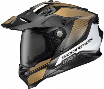 Scorpion EXO-XT9000 Carbon Full Face Helmet Trailhead Matte Gold