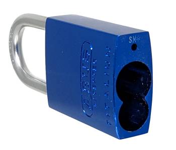 Lucchetto ABUS T84MB/40 40mm Blu - Ottone Massiccio, Antimanomissione, Per Bagagli E Armadietti