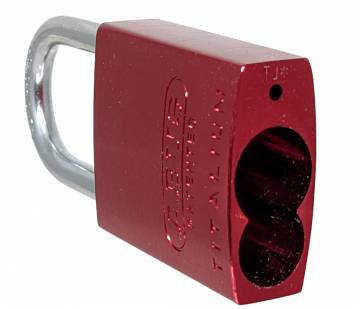 ABUS 83AL/40 Complete Lock No Cylinder - Red