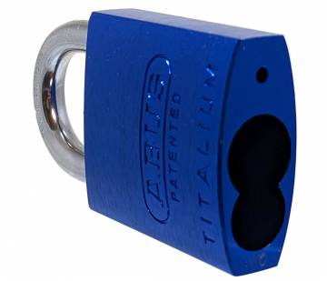 ABUS 83AL/45 Complete Lock No Cylinder - Blue