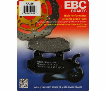 Brake Pads EBC FA228 Aramid Fiber Organic