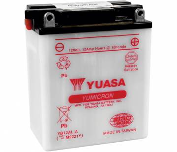Yuasa YB12AL-A 12 Volt Dry Battery