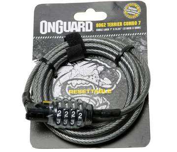 OnGuard 8062 Combination Cable Lock 7FT