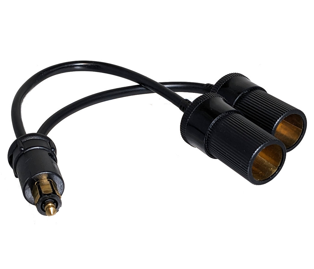 Lockitt Mobile Security & Accessories: 12v Euro DIN Jack to Dual Automotive  Outlets
