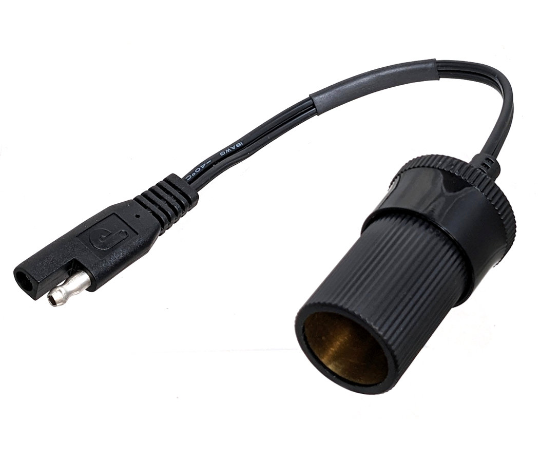 Cigarette lighter to 12v plug sales