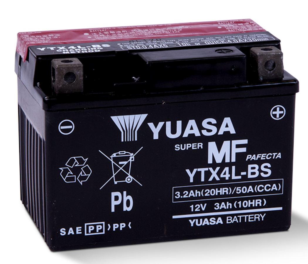 Yuasa AGM Battery YTX4L-BS - Lockitt