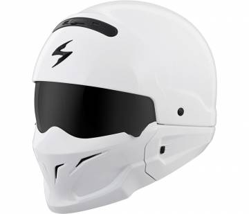 Scorpion Covert Helmet Gloss White - CLOSEOUT