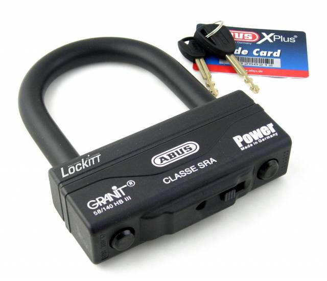 Lockitt Mobile Security & Accessories: ABUS Granit Power 58/140HB100 U lock