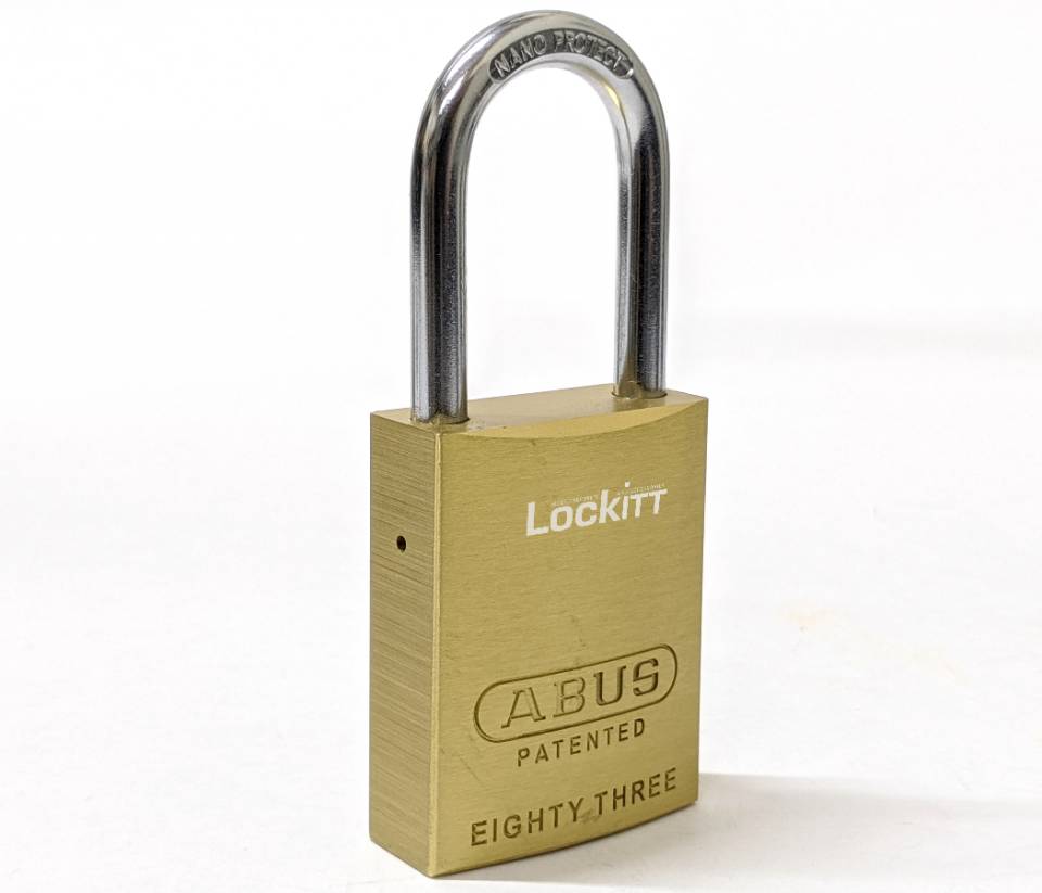 ABUS 92/65 Solid Brass Padlock With Steel Jacket - High Security Monoblock Design