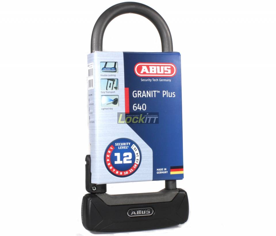 Amazon.com: ABUS Granit XPlus 540 U-Lock Black, 9in