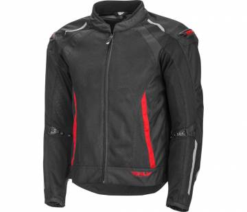 Fly Racing CoolPro Mesh Jacket Black Red