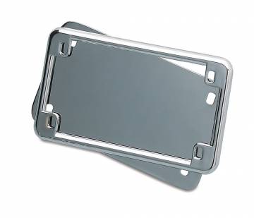 Kuryakyn 9166 Chrome License Frame & Backing Plate