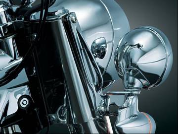Kuryakyn 926 Teardrop Custom Tie-Down Brackets for H-D FLST Softails