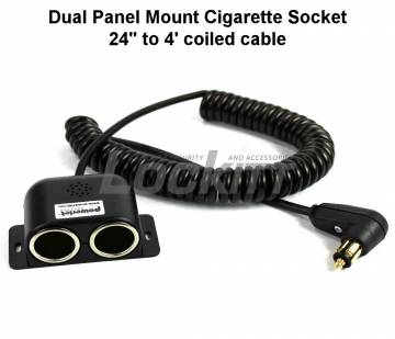PAC-031 Powerlet (BMW) plug to Dual Cigarette socket 24"