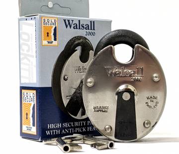 Walsall 2000 Vintage Style Steel Padlock
