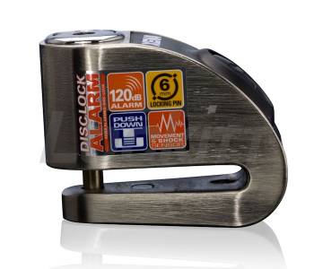 Lockitt Security Products: Xena XZZ6-L Yellow Alarmed Disc Lock